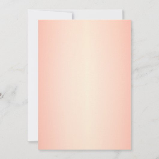 バラエレガント金ゴールドパリナイトテーマキンセアニェラ 招待状 (裏面)