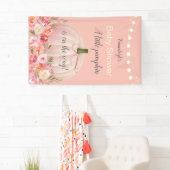 バラエレガント金ゴールドパンプキンカスタムベビーシャワー 横断幕 (インサイチュ)