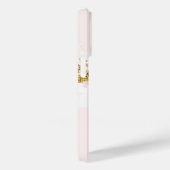 バラエレガント金ゴールドフローラパステル赤面ウォーターカラー Case-Mate iPhoneケース (裏面 / 右)