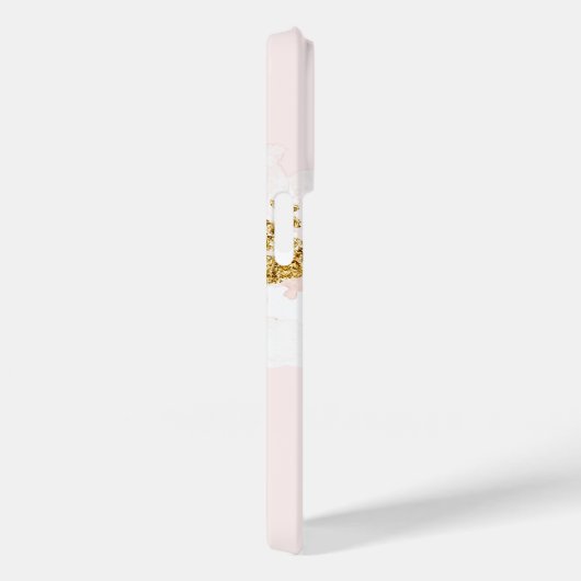 バラエレガント金ゴールドフローラパステル赤面ウォーターカラー Case-Mate iPhoneケース (裏面 / 右)