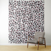 バラエレガント金ゴールドブラックレオパード模様 タペストリー (インサイチュ)