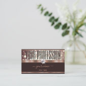 バラエレガント金ゴールドブルゴーニュグリッタースターズジュエリー 名刺 (スタンド正面)