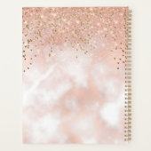 バラエレガント金ゴールドヘアサロンアポイントメントブック2023 プランナー手帳 (裏面)