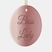 バラエレガント金ゴールドボス女性用レディーギフトボス セラミックオーナメント (右)