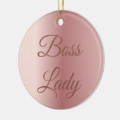 バラエレガント金ゴールドボス女性用レディーギフトボス セラミックオーナメント (左)