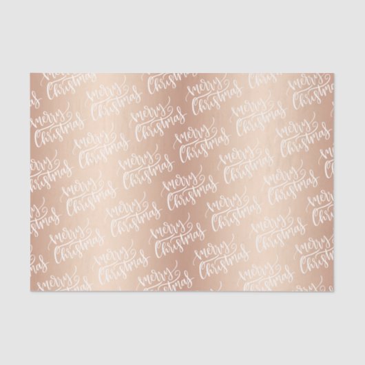 バラエレガント金ゴールドメリークリスマス 薄葉紙 (正面)
