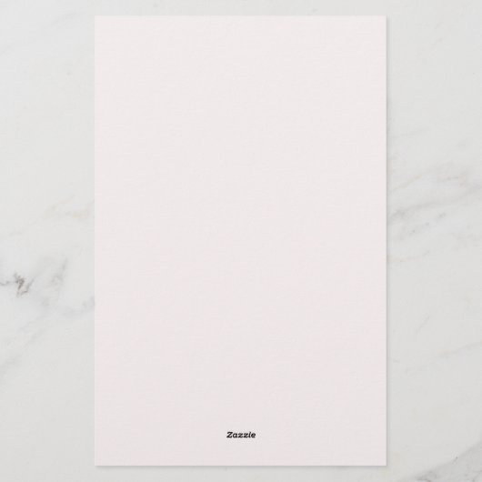 バラエレガント金ゴールドモダンモノグラムクラシックカスタム 便箋 (裏面)