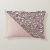 バラエレガント金ゴールドモノグラム アクセントクッション (裏面)