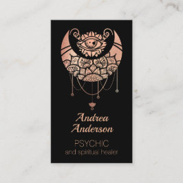 バラエレガント金ゴールド三日月 名刺