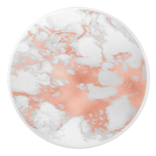 バラエレガント金ゴールド大理石効果引き出し セラミックノブ