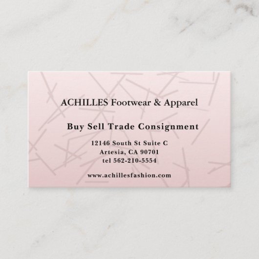 バラエレガント金ゴールド大理石名刺 名刺 (正面)