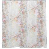 バラエレガント金ゴールド大理石 シャワーカーテン (正面)