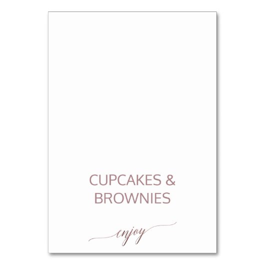 バラエレガント金ゴールド書道ビュッフェフードラベル テーブルナンバー (正面)