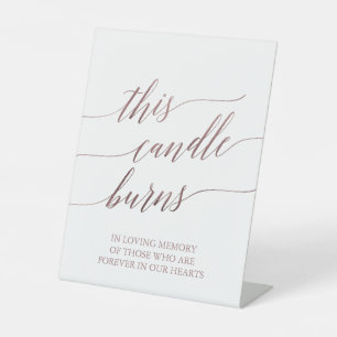 バラエレガント金ゴールド書道本蝋燭 台座サイン