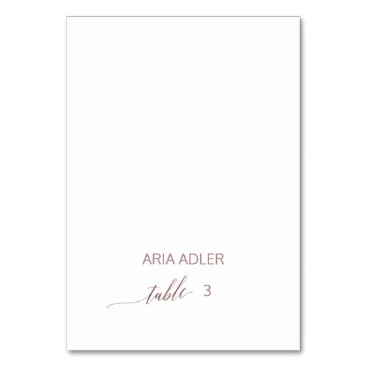 バラエレガント金ゴールド書道護衛座席表 テーブルナンバー (正面)