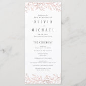 バラエレガント金ゴールド植物結婚計画 メニュー (正面)