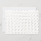 バラエレガント金ゴールド白写真誕生のお知らせ 案内状 (裏面)