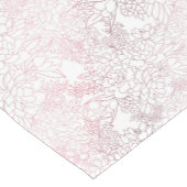 バラエレガント金ゴールド花フローラ植物性デザイン ショートテーブルランナー (コーナー)