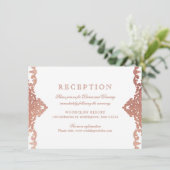 バラエレガント金ゴールド華美ヴィンテージ結婚式披露宴 招待状 (スタンド正面)