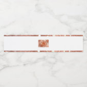 バラエレガント金ゴールド飲食品ラベルセット ペットボトルラベル (シングルラベル)