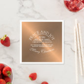 バラエレガント金ゴールド スタンダードカクテルナプキン (インサイチュ)