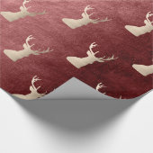 バラエレガント金ゴールド ラッピングペーパー (角)