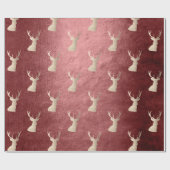 バラエレガント金ゴールド ラッピングペーパー (フラット)