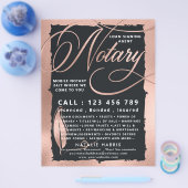 バラエレガント金ゴールド・木炭公証人貸付業者 チラシ (シングル)