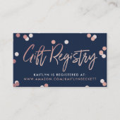 バラエレガント金箔贈与簿結婚の エンクロージャーカード (正面)