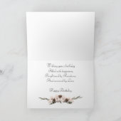 バラエレガント75th誕生日カードおばあちゃん カード (内部)