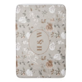 バラエレガント&つる植物型風呂敷 バスマット (正面縦)