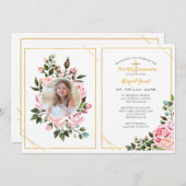 バラエンブレイス宗教写真招待状 招待状 (正面/裏面)