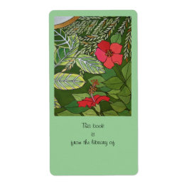 バラオブシャロンジャングルブックプレート ラベル