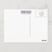 バラオブシャロン開花はがき ポストカード (裏面)