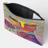 バラオリジナル抽象芸術芸術の女性 アクセサリーポーチ (見開き)