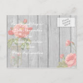 バラオリンズデイトカードを保存 案内ポストカード (裏面)