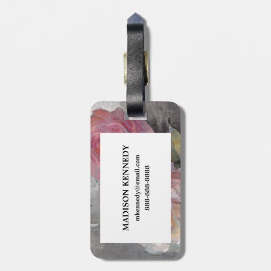 バラオングレー ラゲッジタグ (裏面縦)