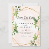 バラオンゴールデンフレーム 招待状 (正面)