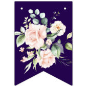 バラオンパープルハッピーバースデーバナー バンティングフラッグ (第1の旗)