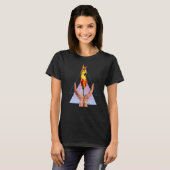 バラオンファイアドリームコア日本の漢字 Tシャツ (正面フル)