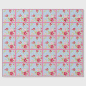 バラオンブルーラッピング紙 ラッピングペーパー (フラット)