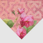 バラオンヴィンテージアンティークピンクモロッコパターン 薄葉紙 (詳細)