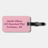 バラオン木材 ラゲッジタグ (裏面横)