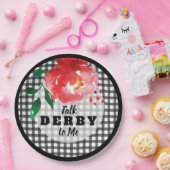 バラオン白黒トークダービー ペーパープレート (パーティー)