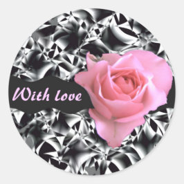 バラオン白黒 ラウンドシール