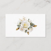 バラオーガニック金ゴールド結婚フローラ登録簿 エンクロージャーカード (裏面)