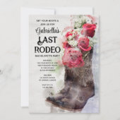 バラカウボーイブーツラストロデオバチェロレッテ 招待状 (正面)