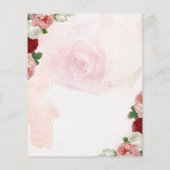 バラカスタムウェディングゲストテーブルプラン (裏面)