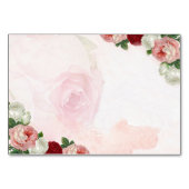 バラカスタムウェディングスイーツまたはデザートのテーブルカード テーブルナンバー (裏面)