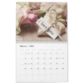 バラカスタムカレンダー | 編集可能な年文字 カレンダー (2月 2026)